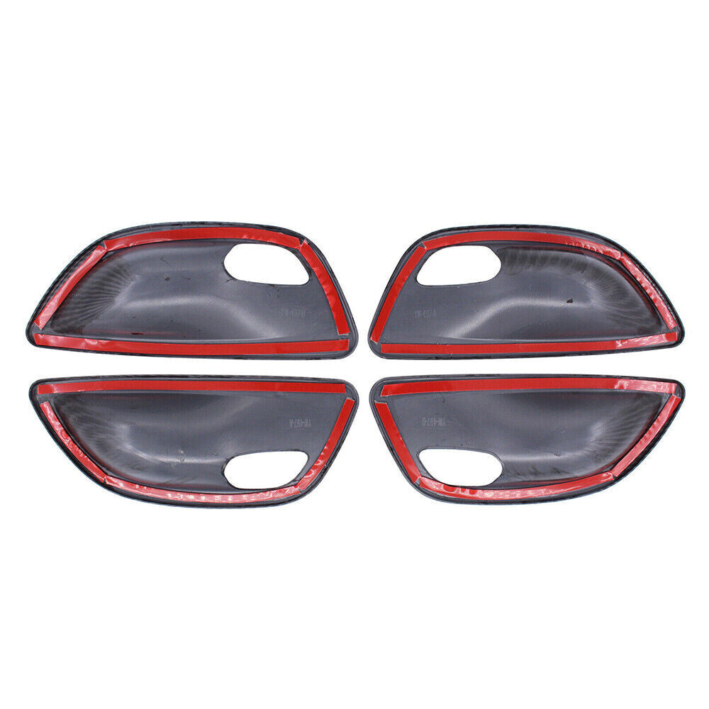 Carbon fiber ABS door handle bowl cover for BMW 5 series F10 520 525 528 11-17