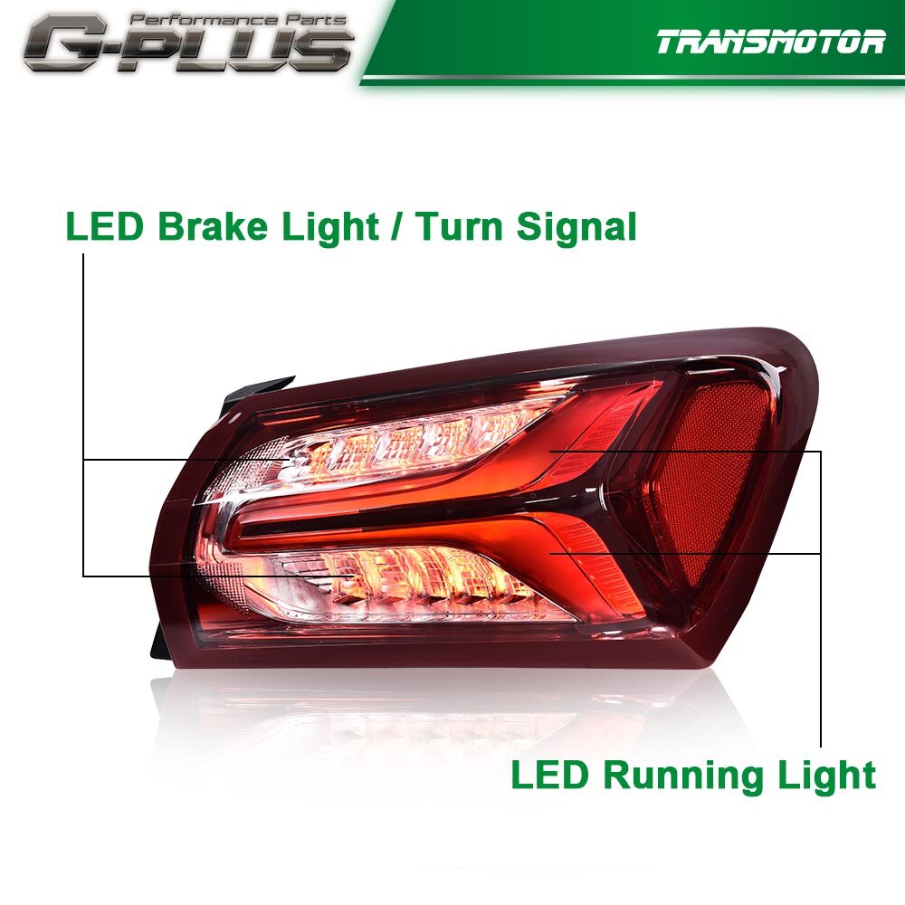 Suitable for 2019-2022 for Chevrolet Malibu LED taillights, right-hand passenger side brake light.