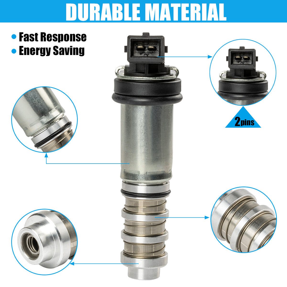 1x VVT Vanos Solenoid Valve 1367585776 for BMW N55 S55 N63 S63 N74 Petrol Engine