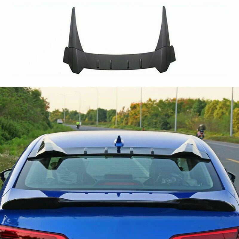 for Honda for Civic 11th 2022-2023 Matte Black Rear Trunk Spoiler Lip Tail Wing Bar
