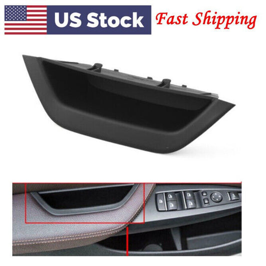 Front Left Door Interior Handle Pull Trim Black Fit for BMW F25 F26 X3 X4 Auto US