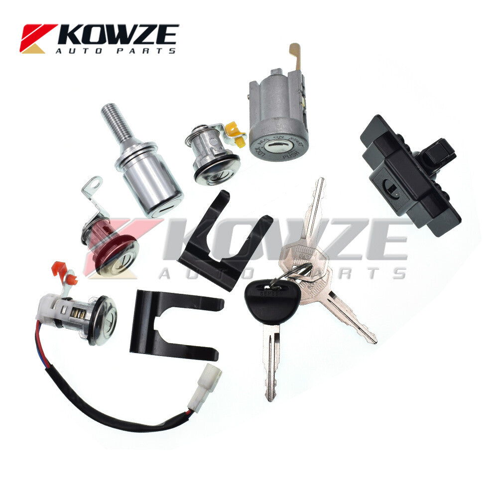 Lock Cylinder Key Set for Mitsubishi Pajero Montero 2nd 1990-2004