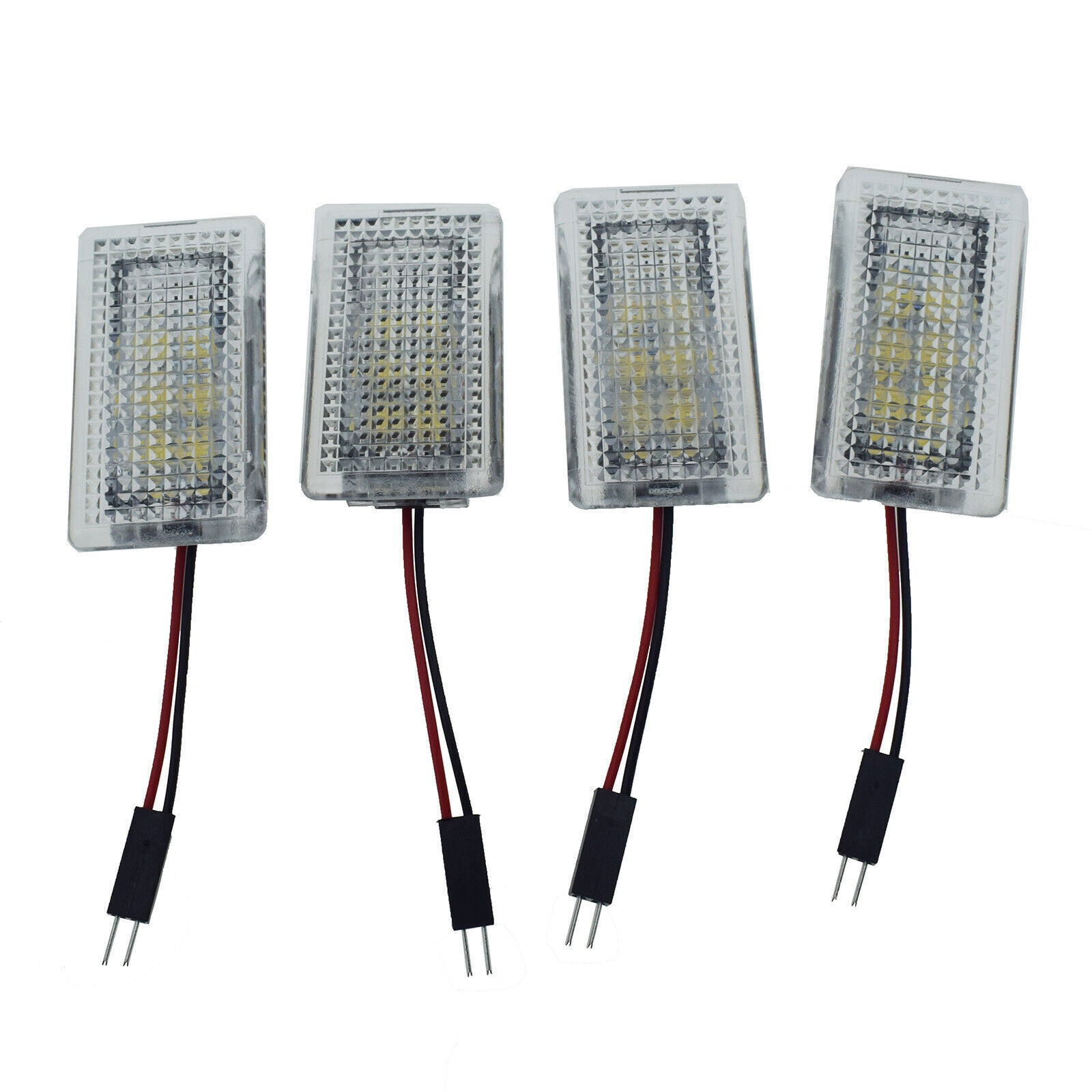 for Tesla Model 3 X S Y Interior LED Lighting Bulbs Connector Harness Set of 4