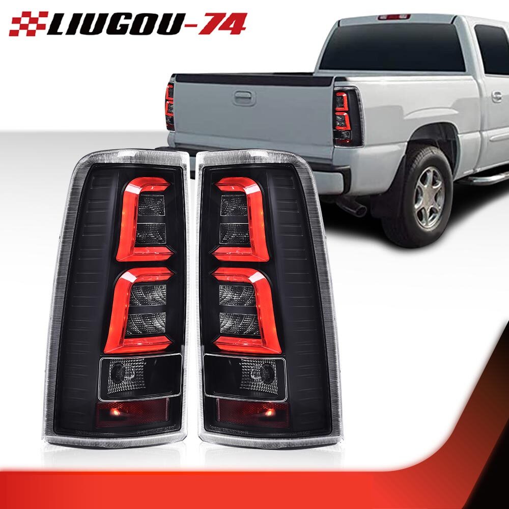 Taillights with wiring harness suitable for 99-06 for Chevrolet Silverado for GMC for Sierra 1500 2500 3500, new.