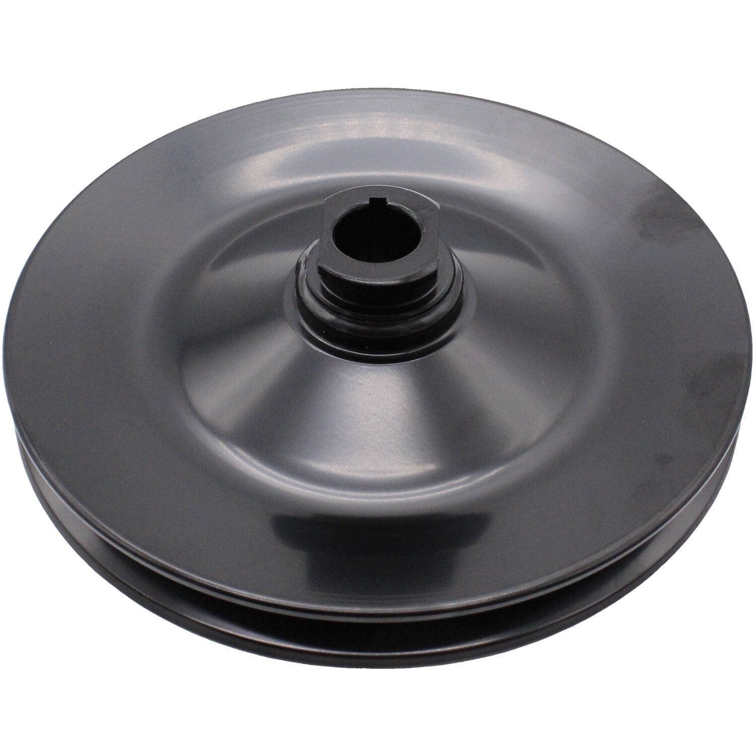 Black Power Steering Pump Single Groove Pulley Fits for Chevy for GMC Warranty NEW