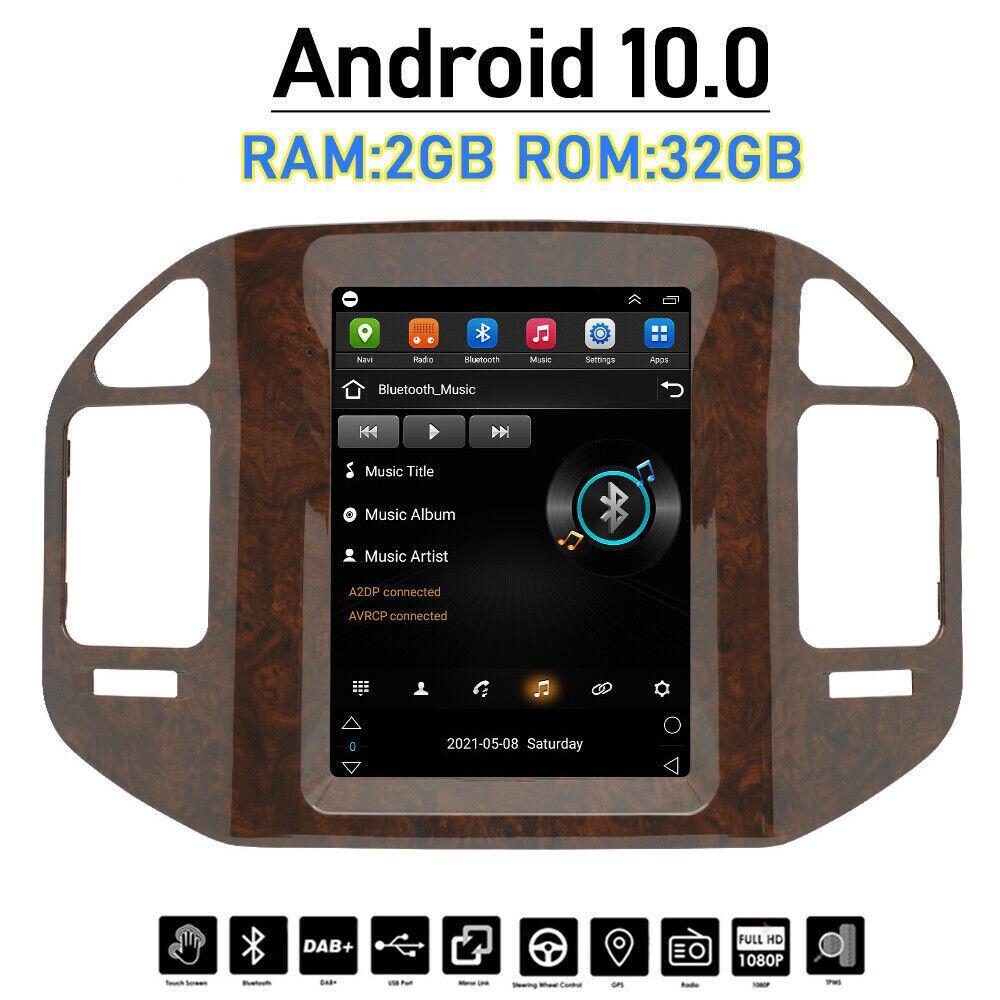 9.7in Car Stereo Radio Player WiFi GPS Navi 32GB For 1999-2006 for Mitsubishi Pajero