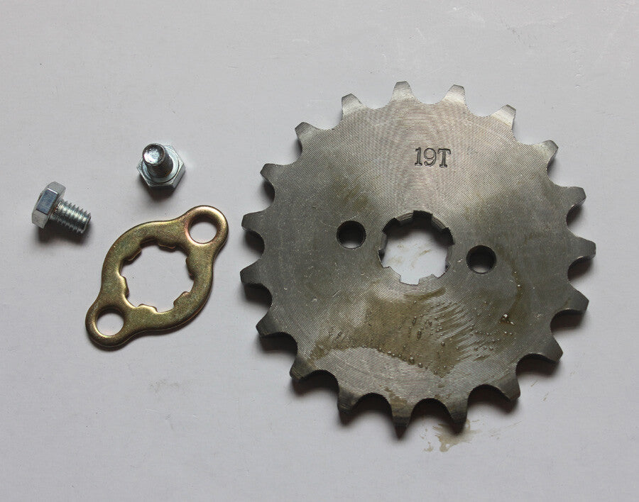 520 20MM 19T Front Engine Sprocket Pit Dirt Bikes ATV Quad Go Kart Motorcycles