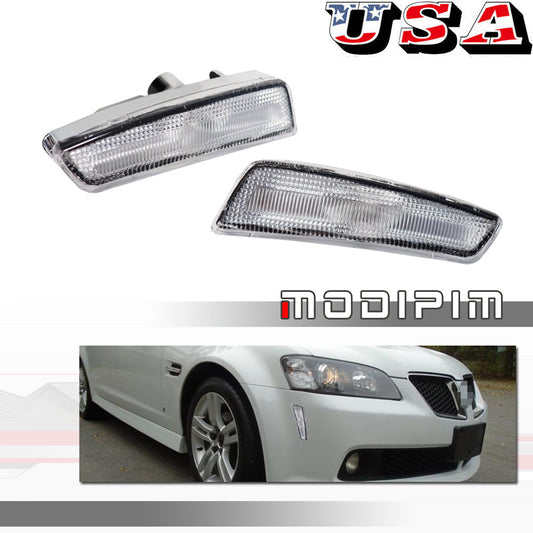 Suitable for 2008-09 for Pontiac G8 GT GXP transparent lens front fender side marker light housing