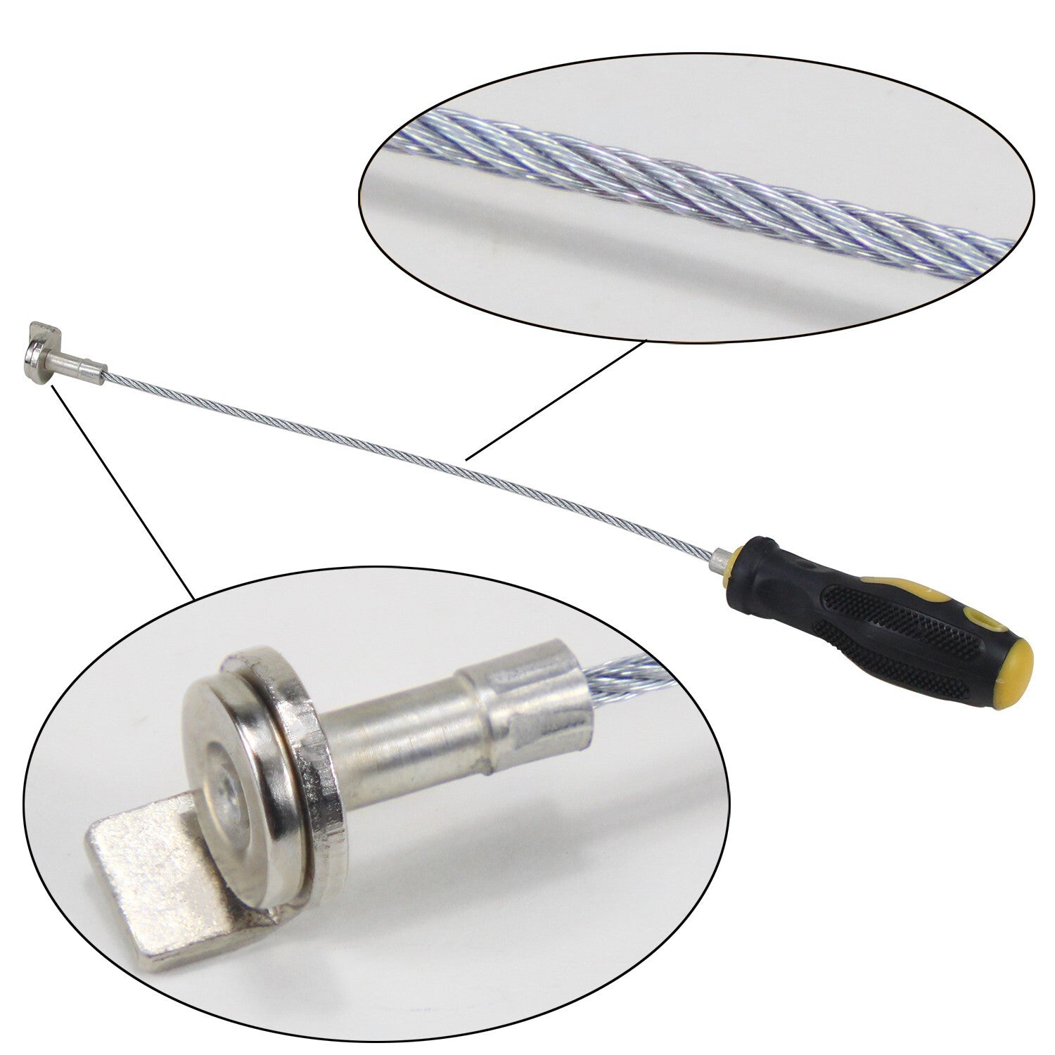 Strong magnetic drain plug removal tool wrench - heat resistant