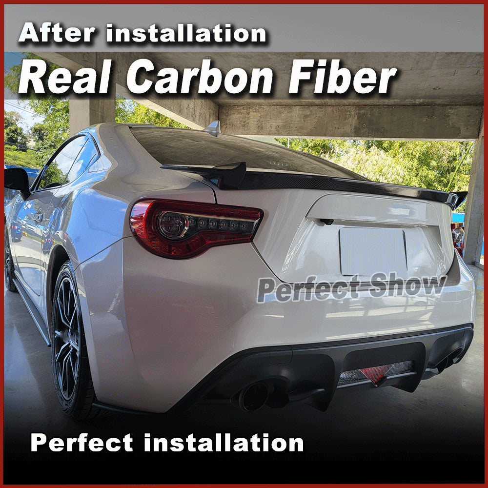 for Subaru BRZ for Toyota 86 for Scion -S 2013-20 REAL Carbon Rear Trunk Spoiler Wing