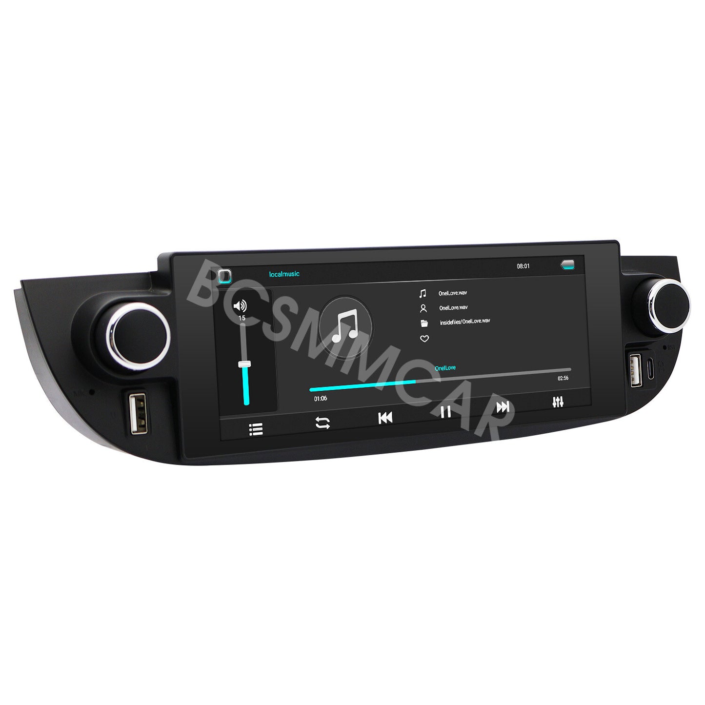 6.86in Car Video Player BT GPS 4+32GB Head Unit W/Cam Fit for Fiat 500 2007-2018