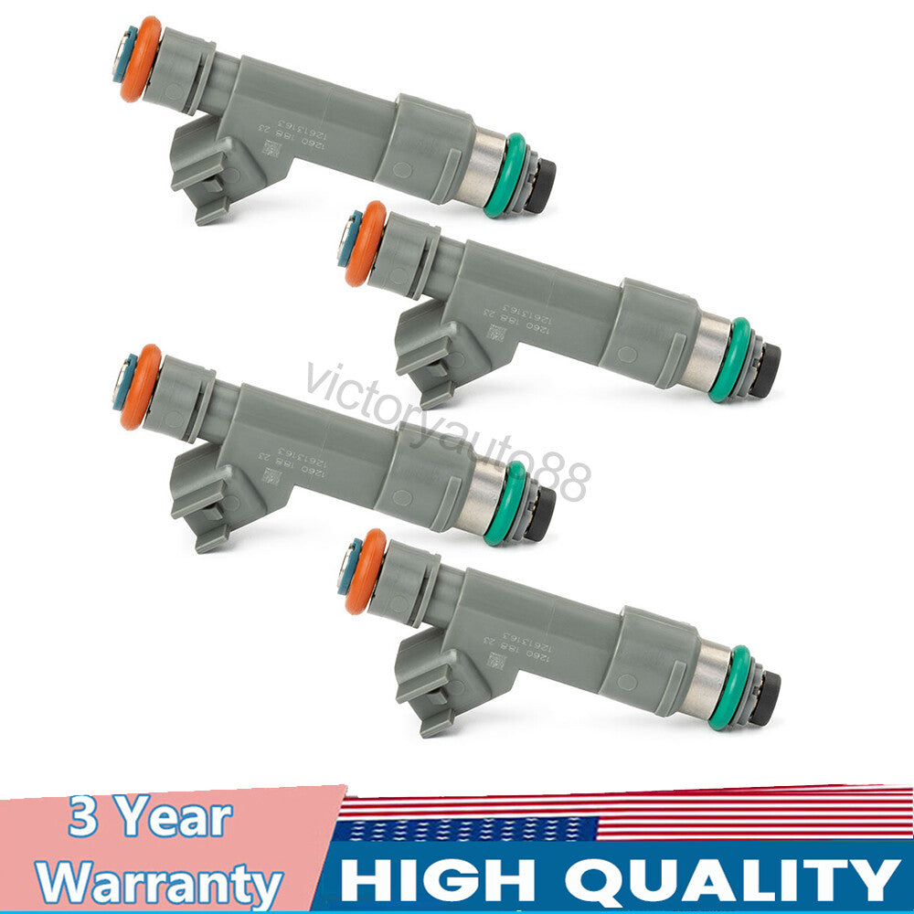4-pack of new fuel injectors (models 2009-2011 Malibu, 2010-2012) 12613163