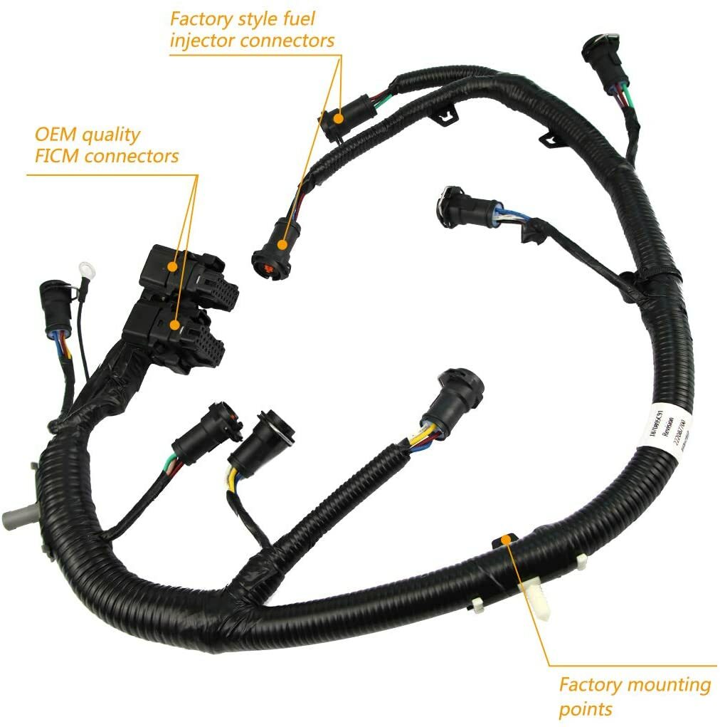 FICM Fuel Injector Wiring Harness for 03-07 for Ford Super Duty 6.0L NEW