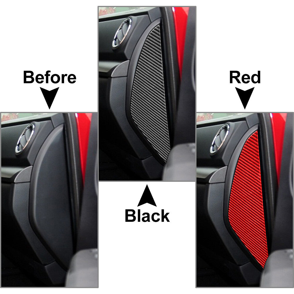Carbon Fiber Car Door Anti-collision Cushion Cover for Toyota Tundra 2014-2021
