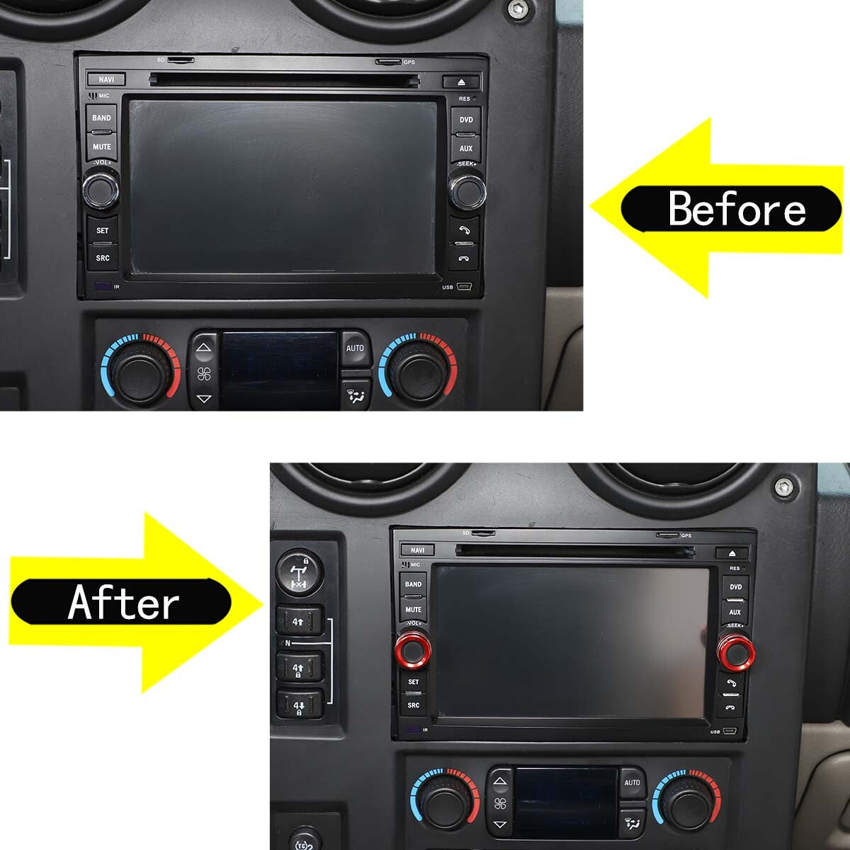 Oak ABS gear scratch-resistant panel cover trim for Toyota Sequoia 2022-23 USA