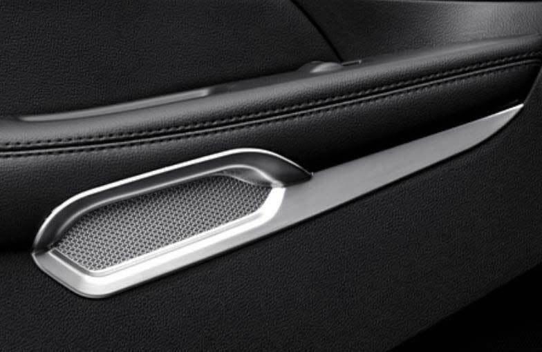 Inner Door Panel Cover Trim 4PCS Fit for Ford Explorer 2016-2019 Matte Silver