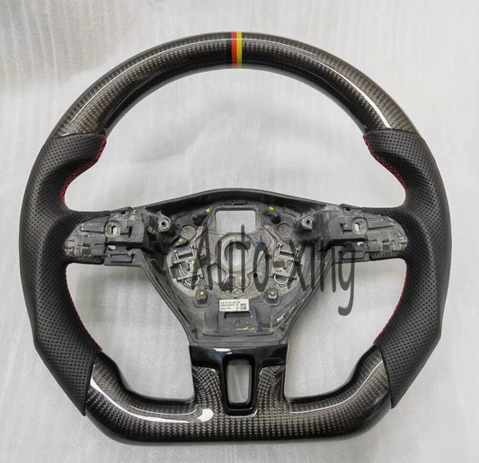 Sport Real Carbon Fiber Custom Steering Wheel for VW for VW T5.1 for Golf 5 Mk5 GTI R32