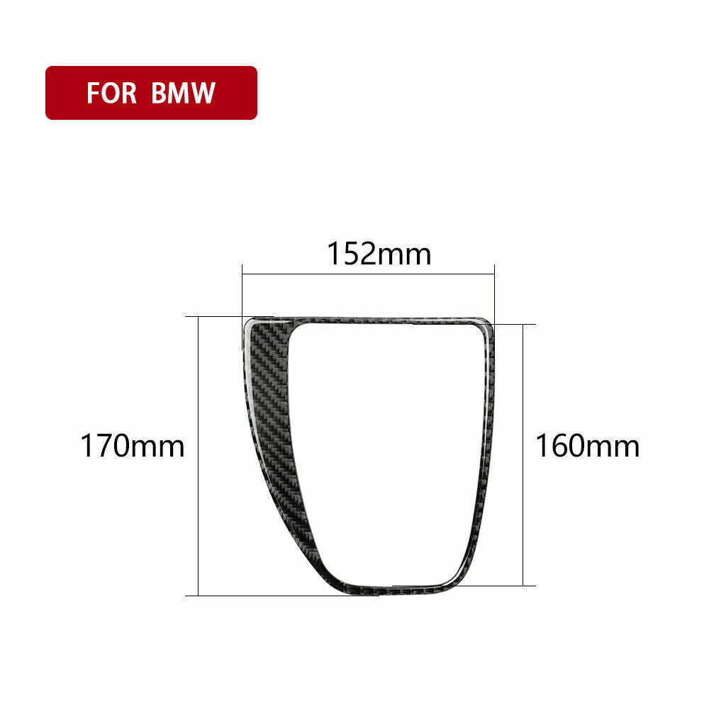Carbon fiber internal gear shift panel trim suitable for BMW 5 Series E60 2006-10