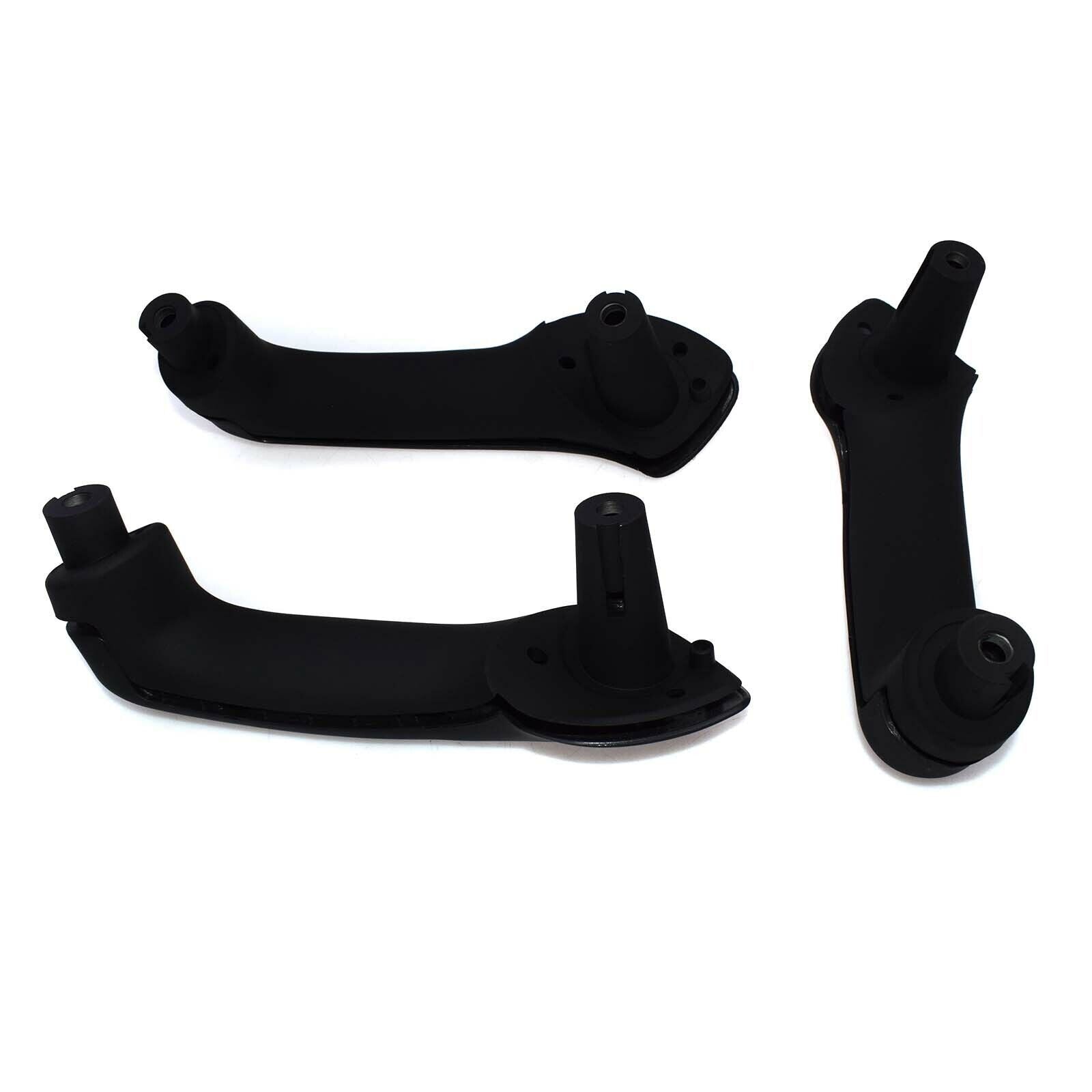 for VW for Jetta for Golf 1J0867172A 3Pcs Black Passenger Inner Door Grab Handle Panel