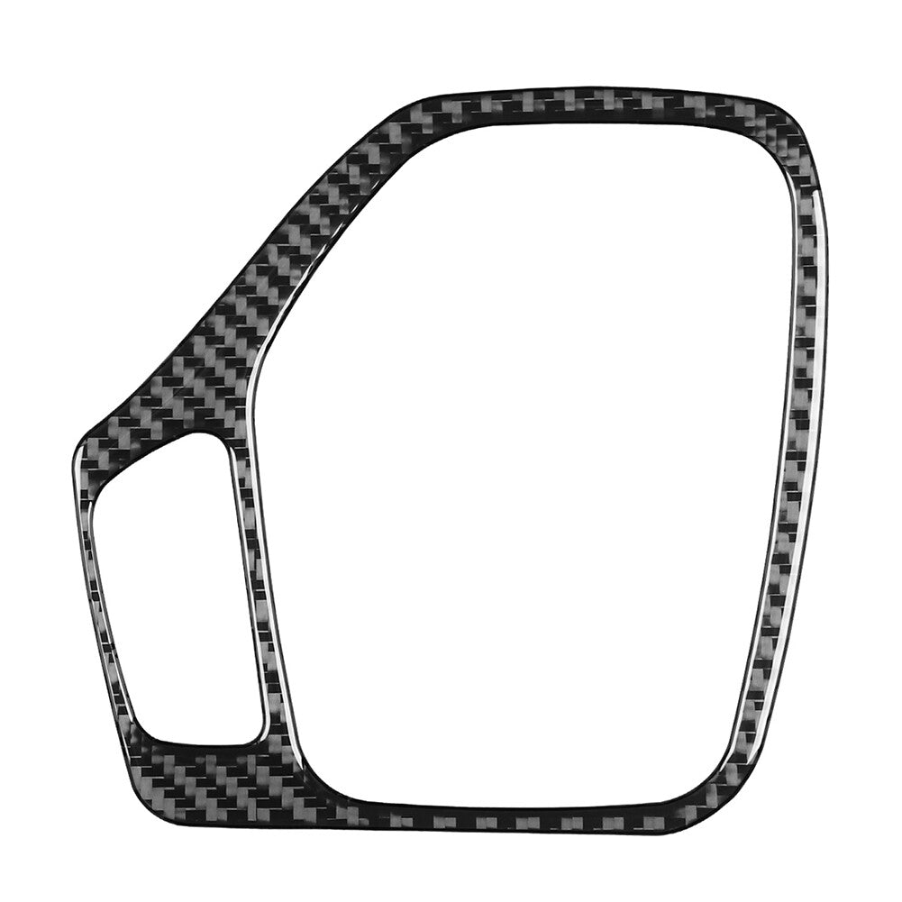 Carbon Fiber Black Gear Shift Panel Cover Trim for Jeep Cherokee 2014-2018