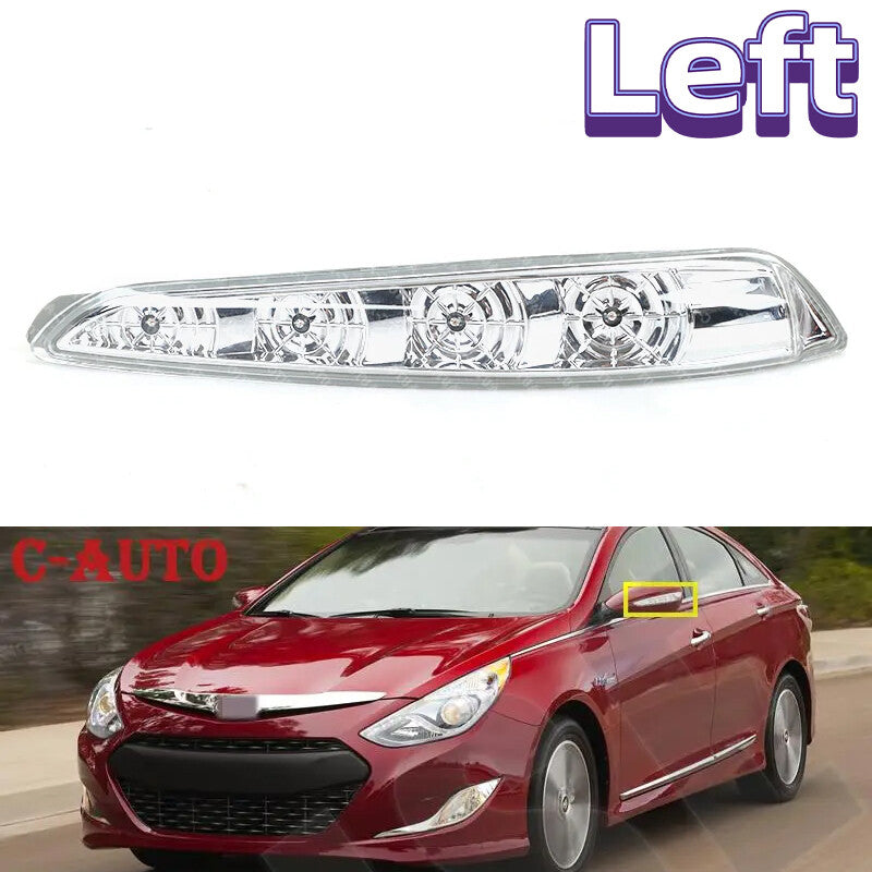 Left Rear View turn signal light Side Mirror Light for Hyundai Sonata 8 2010-14