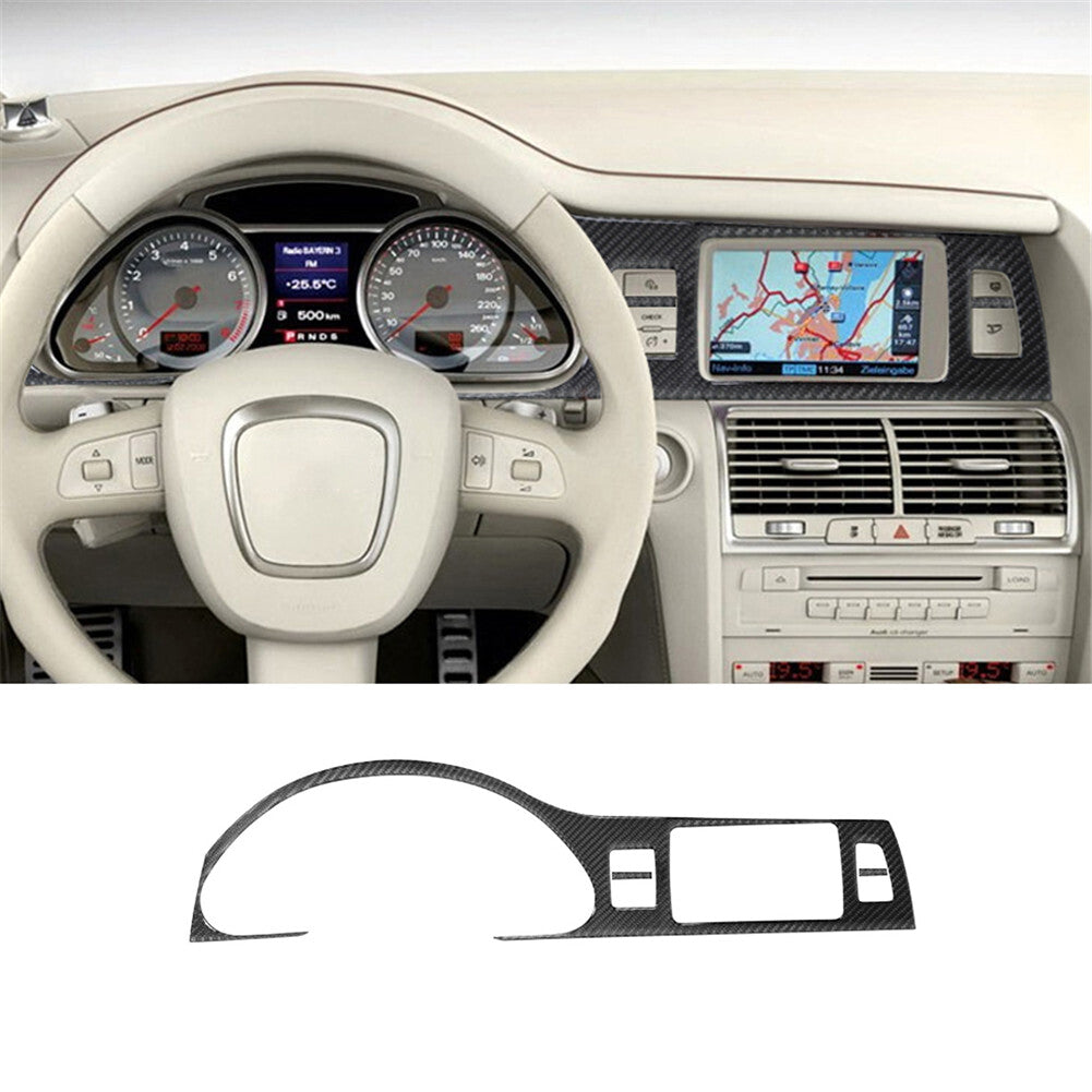 3X Carbon Fiber Dashboard Surround Trim for Audi Q7 2007-2015