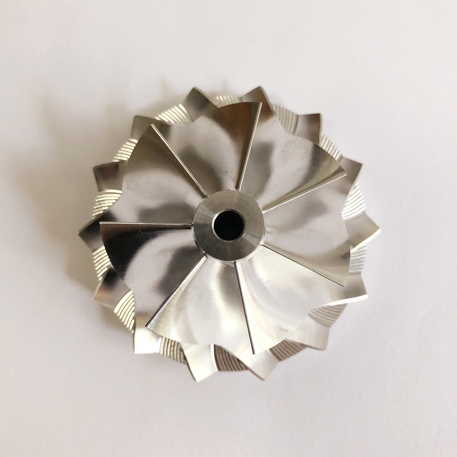GTB2260V 784369-0002 44.52/60.01mm 7+7blades Performance billet compressor wheel