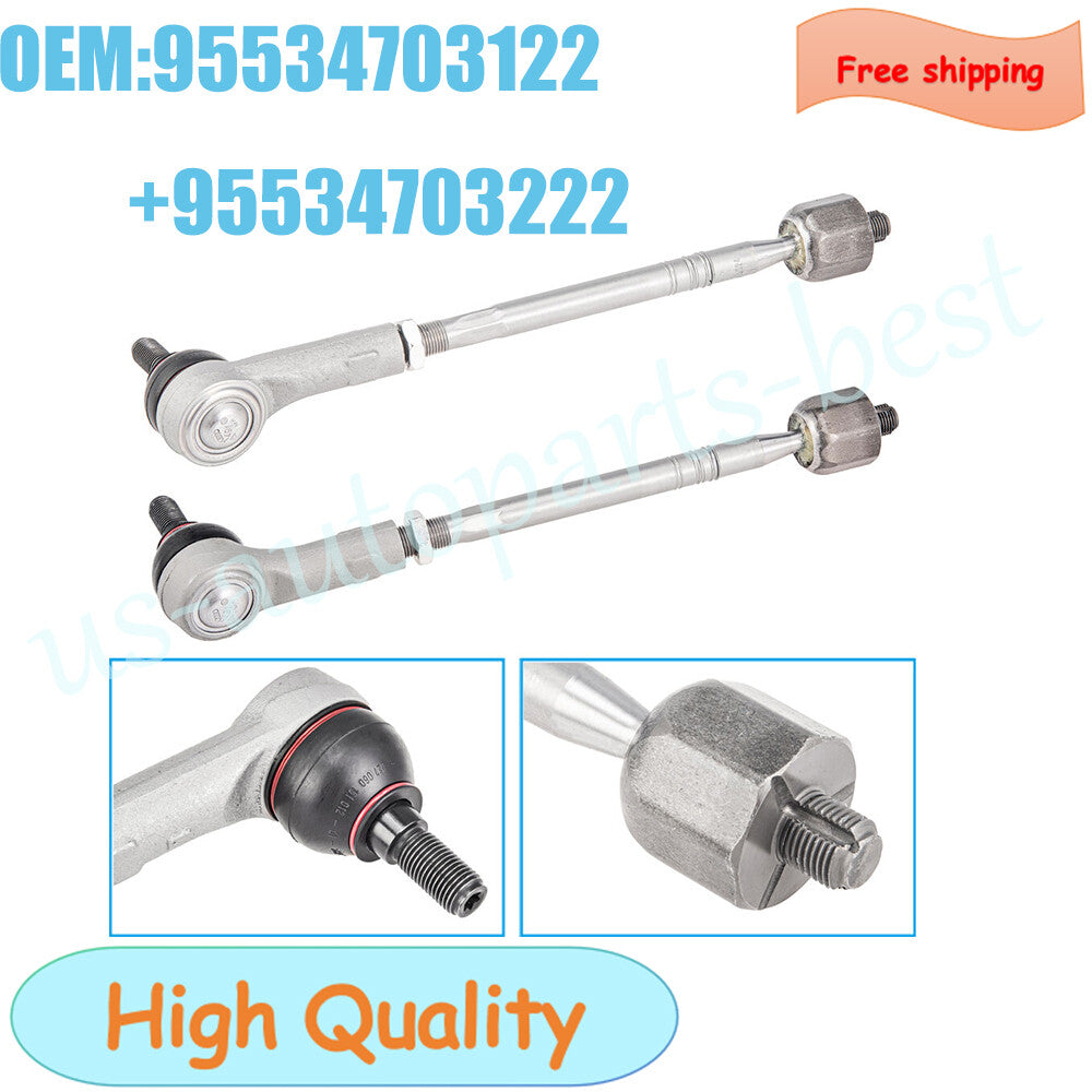 1 Pair Left  Right Steering Tie Rod Assembly for Porsche for Cayenne 2003-2019