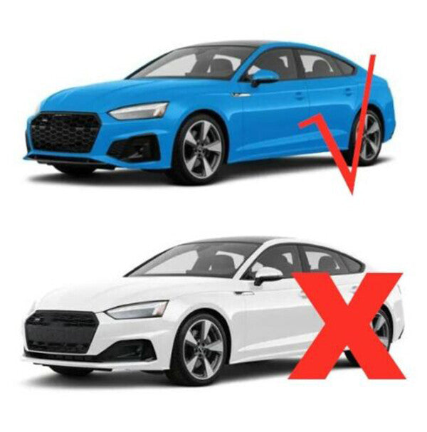 Glossy Black ABS for 2020-2023 for AUDI for A5 S5 Front Fog Light Lamp Frame Cover Trim