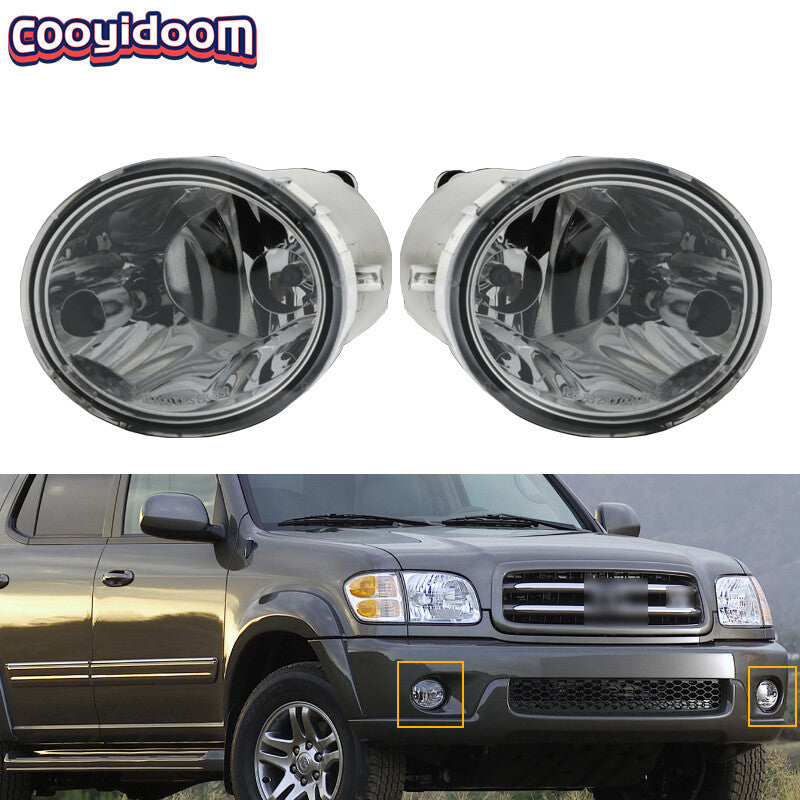Pair for Toyota Sequoia 2001-2007 Tundra 2000-2006 foglamp bumper driving light