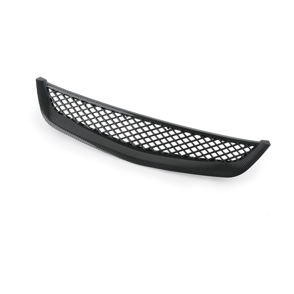 Front Bumper Hood Mesh Carbon Fiber Grille Grill For 2001-03 for Honda for Civic ES1 JDM