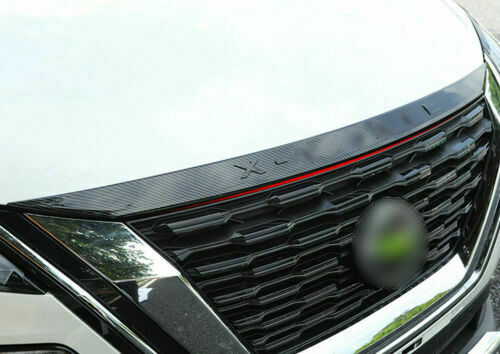 for Nissan Rogue X-Trail 2021-2023 Carbon ABS Car Front Engine Hood Grille Cover