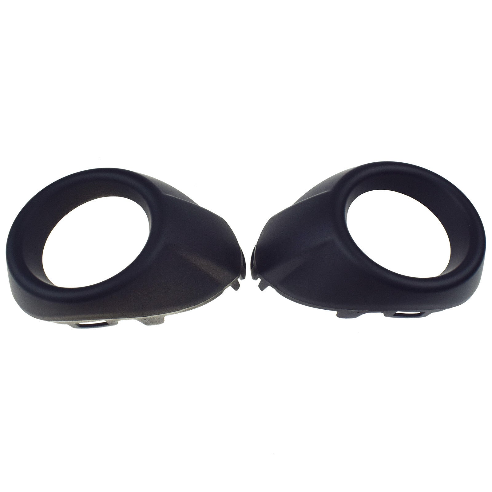 2Pcs Front Left + Right Bumper Fog Light Cover Bezels for Ford Focus 2012-2014