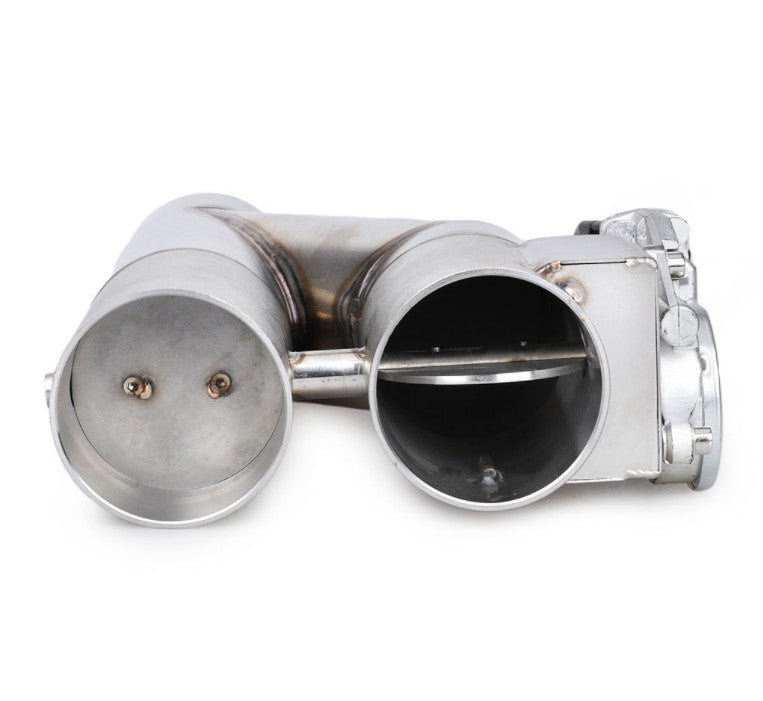 3-inch electric exhaust control valve, dual valve, Y-tube, and wireless remote control