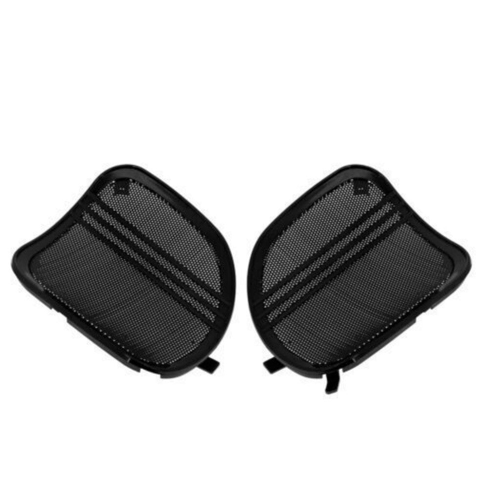 Front Fairing Black Speaker Grille Mesh Covers Trim for Harley Road Glide FLTRX