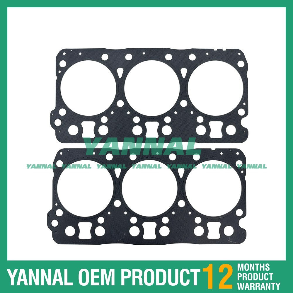 3-piece head gasket metal for Doosan DE12 bulldozer engine