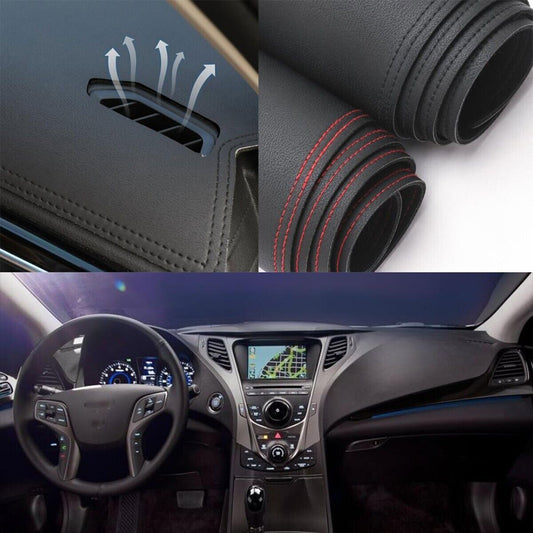 PU leather Dashboard Dash Mat Non-slip DashMat Shade for Hyundai Azera 2012-2022