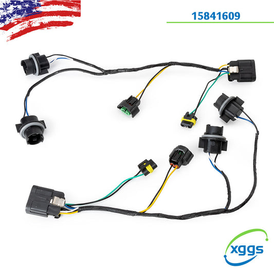 2X for Chevy Silverado 2007- 2014 1500/ 2500HD/ 3500HD Headlight Wiring Harness