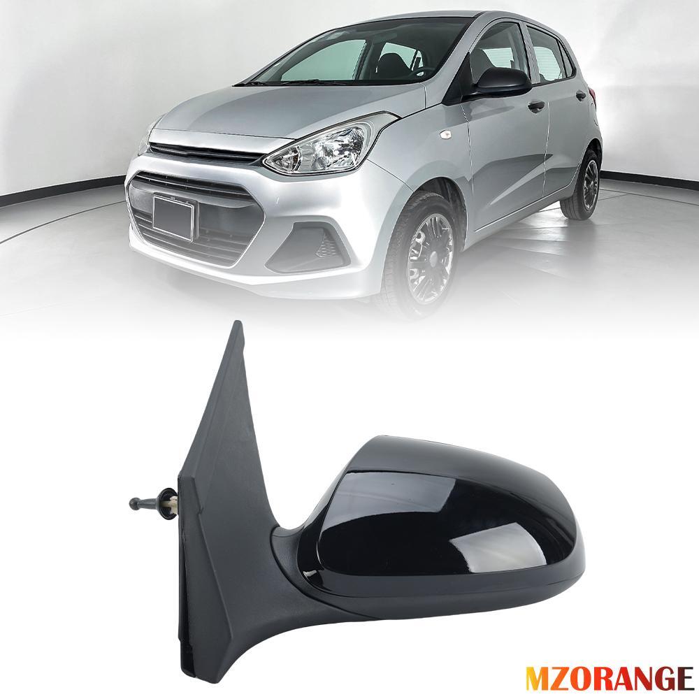 F¨¹r for Hyundai I10 MK2 BA 2015-2020 Au?enspiegel Spiegel Links Gl?nzend Schwarz