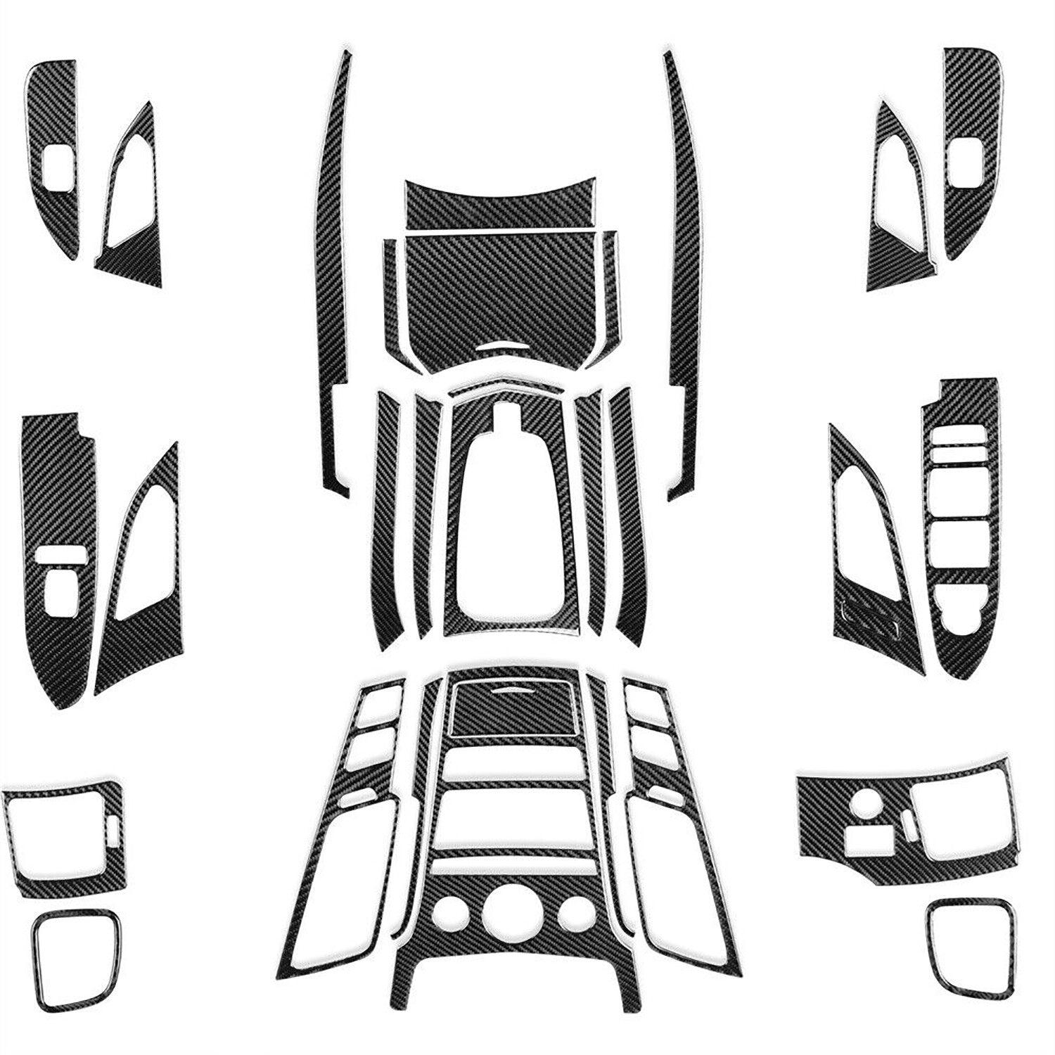 31PCS Carbon Fiber Full Interior Decorative Cover Trim for Cadillac CTS 2008-13?