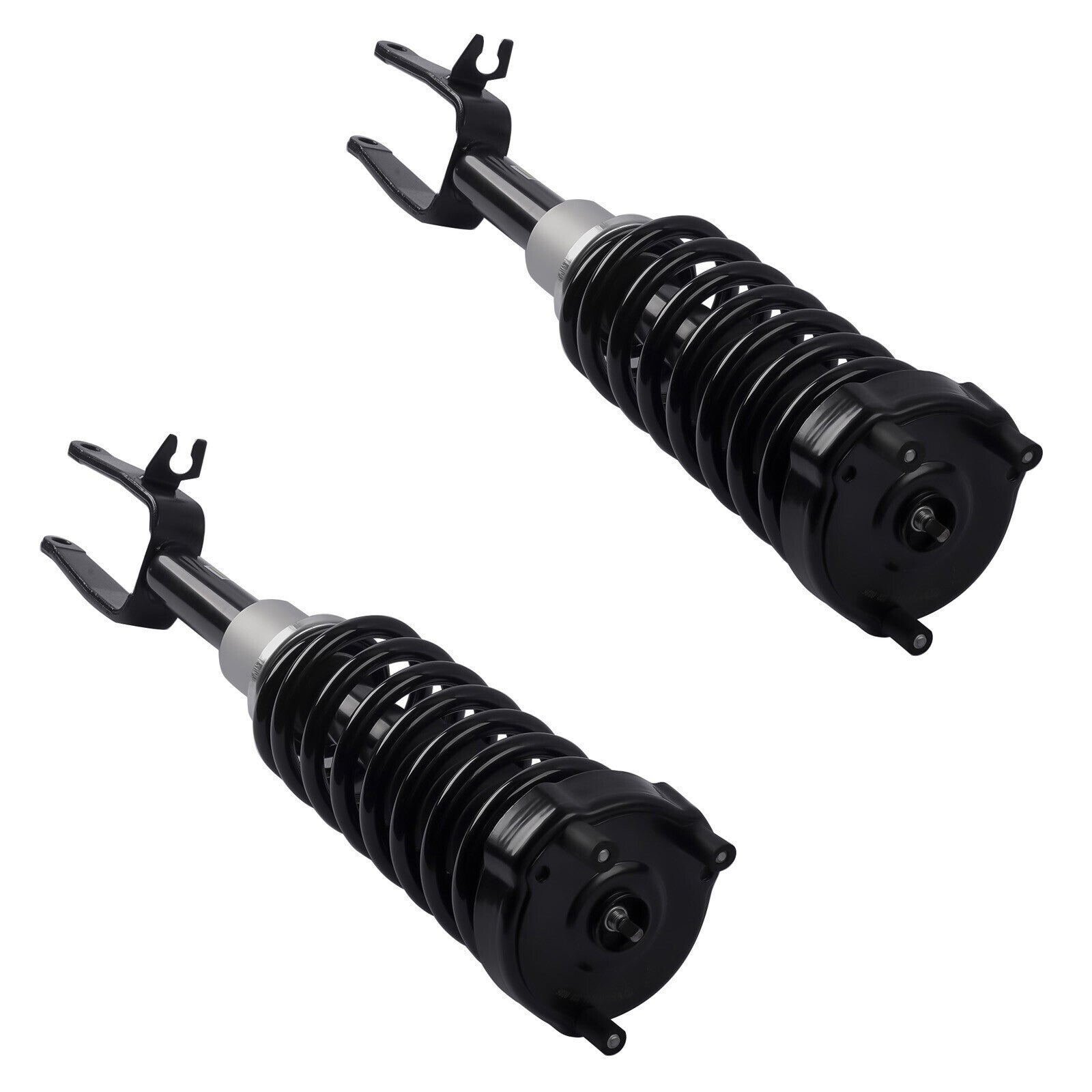 A pair of Assys hydraulic spring shock absorber struts for the front L&R of for Infiniti QX56 and QX80 (2011-21)