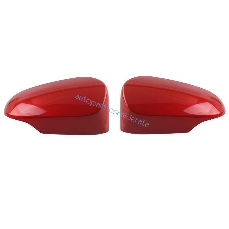 for Toyota for Corolla 14-19 2P Bright Red Side Rear View Mirror Cap Cover Replace