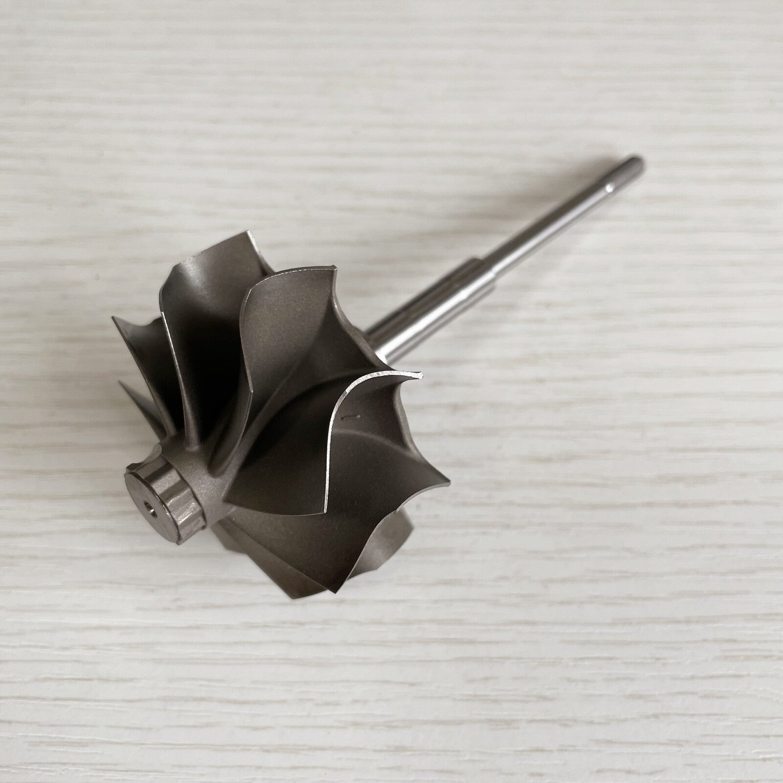 GTB25 54/57 mm 9-blade log bearing turbine wheel/turbine shaft and wheel R9
