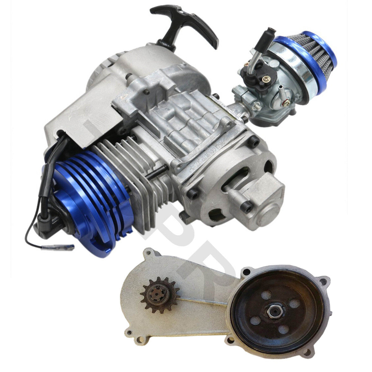 Racing 49cc 2 Stroke Engine Motor Gearbox Go Kart Scooter Dirt Pocket Bike ATV