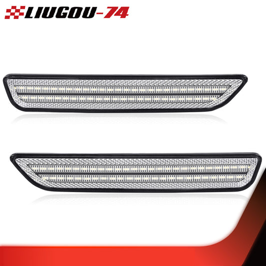 Suitable for 2010-14 for Ford for Mustang LED light strip, fender lights, side marker lights, white.