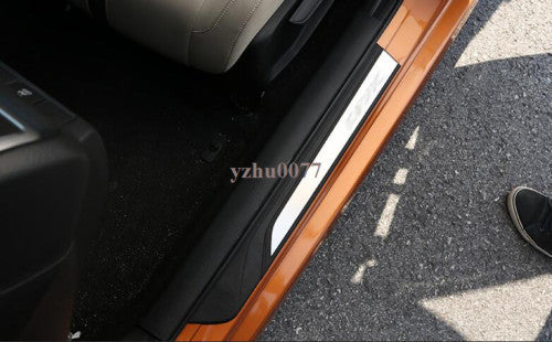 4X For 10th for Honda for Civic 2016-2021 Accessories Door Sill Scuff Plate Cover Guard