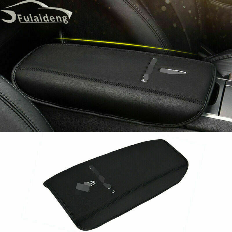 for Lincoln MKZ 2017-2019 Black Armrest Pad Cover Center Console Box Cushion Mat