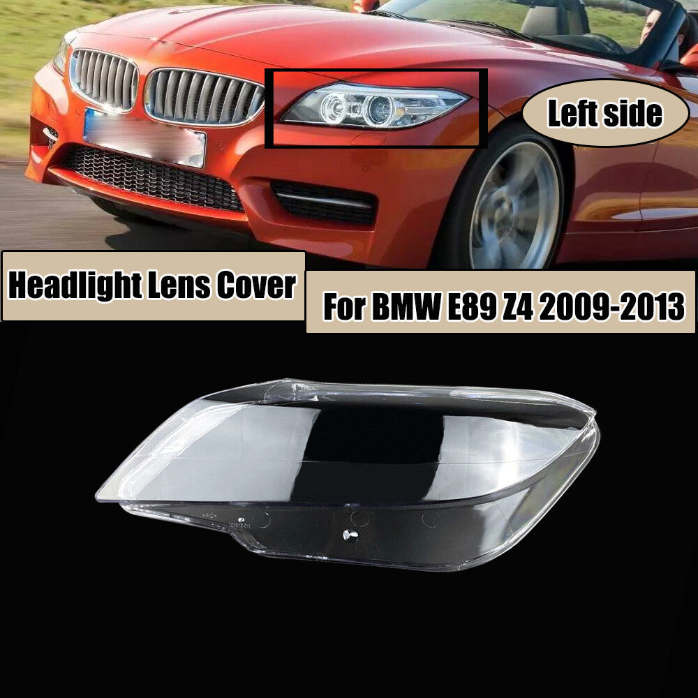 Left front headlight cover, transparent lens cover for 2009-2013 for BMW E89 Z4.
