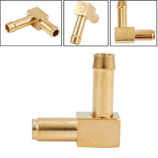 Drag Specialties Brass Fuel Inlet Fitting 1/4 For 84-06 Keihin CV Carb for Harley