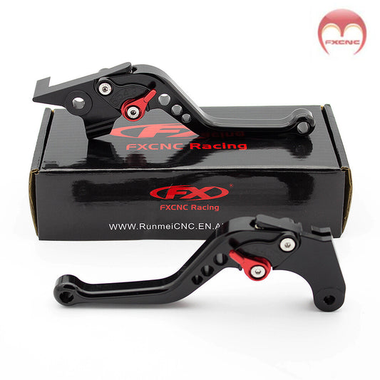 Black adjustable aluminum brake clutch lever for Honda VFR1200/F 2016-2017
